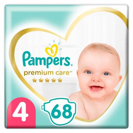 Подгузники Pampers Premium Care размер 4 Maxi 9-14кг 68шт slide 1