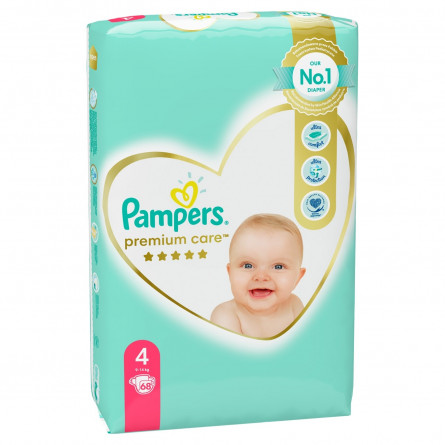 Подгузники Pampers Premium Care размер 4 Maxi 9-14кг 68шт slide 2