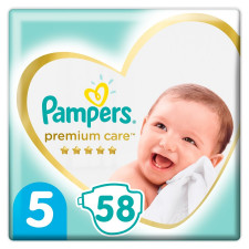 Підгузки Pampers Premium Care розмір 5 Junior 11-16кг 58шт mini slide 1