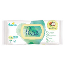Серветки Pampers Pure Coconut 42шт mini slide 5