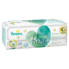 Серветки Pampers Pure Coconut 84шт mini slide 4