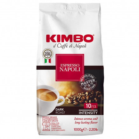 Кава Kimbo Espresso Napoletano в зернах 1кг slide 1