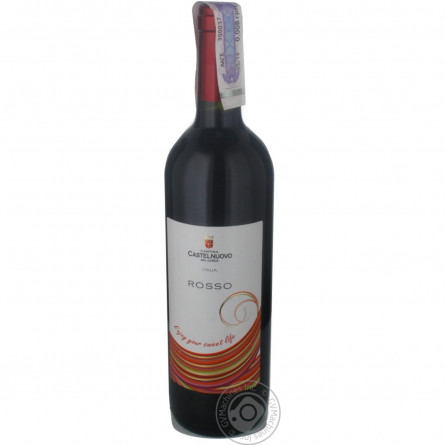 Вино Castelnuovo Rosso червоне напівсолодке 11% 0,75л slide 1