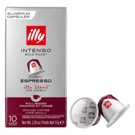 Кава в капсулах Illy Intenso Espresso 100% Арабіка 10шт сумісні з Nespresso slide 2