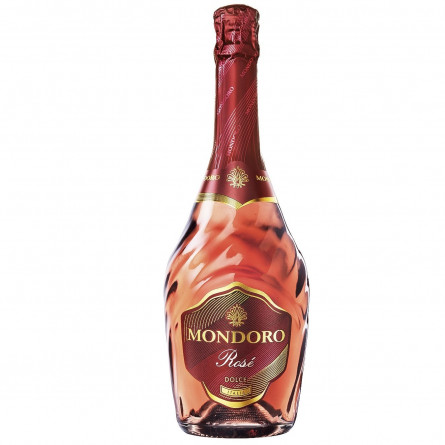 Вино игристое Mondoro Rose розовое полусладкое 9,5% 0,75л slide 1