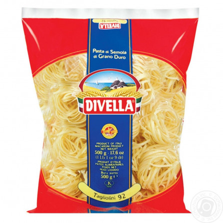 Макарони Divella Tagliolini Semola 500г slide 1