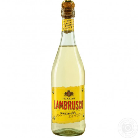 Вино Sizarini Lambrusco Dell`Emilia полуигристое 10,5% 0,75л slide 1
