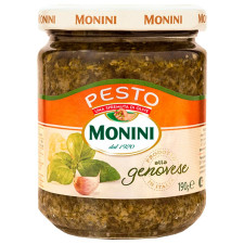 Соус Monini Pesto з базиліком та часником 190г mini slide 1