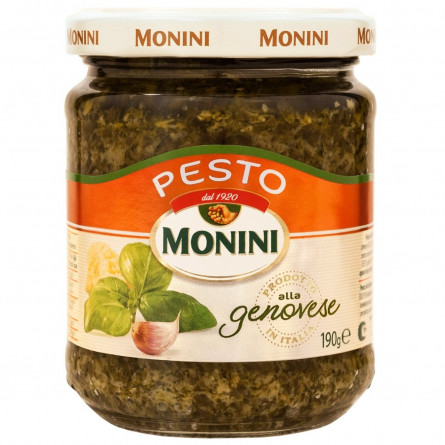 Соус Monini Pesto з базиліком та часником 190г slide 2