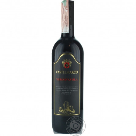 Вино Castelmarco Nero D'Avola красное сухое 12,5% 0,75л slide 3