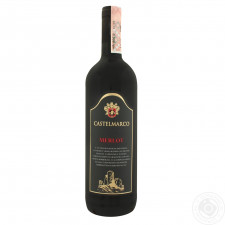 Вино Castelmarco Мерло червоне сухе 0,75л mini slide 1