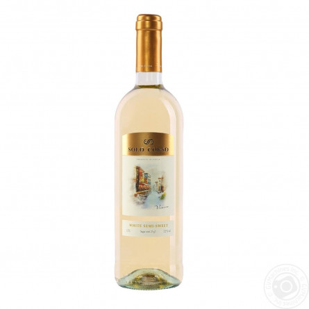 Вино Solo Corso белое полусладкое 11,5% 0,75л slide 2