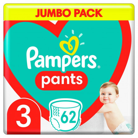 Підгузки-трусики Pampers Pants розмір 3 Maxi 6-11кг 62шт slide 1