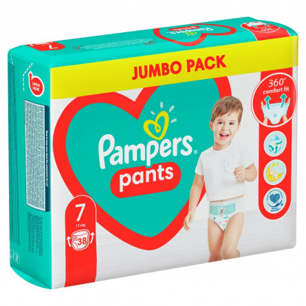 Підгузки-трусики Pampers Pants Розмір 7 17+ кг 38шт slide 5