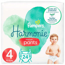 Подгузники-трусики Pampers Harmonie Nappy Pants Размер 4 9-15кг 24шт mini slide 1