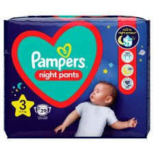 Підгузки-трусики нічні Pampers Night 3 6-11кг 29шт mini slide 6