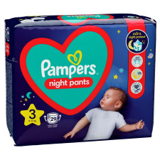 Підгузки-трусики нічні Pampers Night 3 6-11кг 29шт mini slide 7