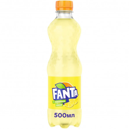 Напиток Fanta с лимонным соком безалкогольный сильногазированный 500мл slide 1