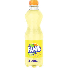 Напиток Fanta с лимонным соком безалкогольный сильногазированный 500мл mini slide 1