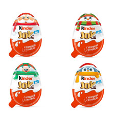 Яйце Kinder Joy Класичний з двошаровою пастою на основі молока і какао і вафельними кульками вкритими какао з молочним кремом усередині та з іграшкою 20г mini slide 5
