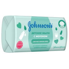 Мыло детское Johnson's® с молоком 90г mini slide 1