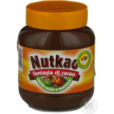 Паста горіхова Nutkao з какао 400г mini slide 2