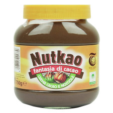 Паста горіхова Nutkao з какао 750г mini slide 1