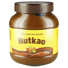 Паста горіхова Nutkao з какао 750г mini slide 2