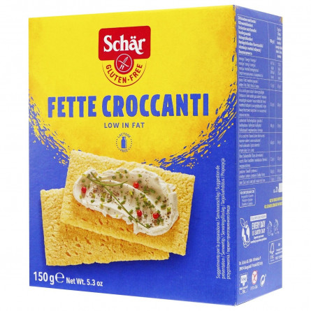 Хлебцы Schar Fette Croccanti 150г slide 1