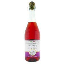 Вино ігристе Vini D`Italia Lambrusco Rosato Amabile Dell`Emilia 8% 0,75л mini slide 2