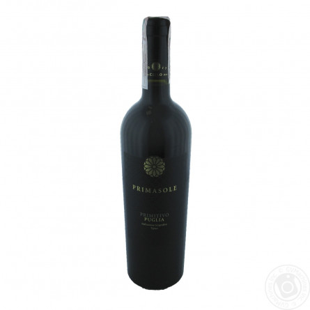 Вино Primasole Primitivo Puglia IGT красное полусухое 13% 0,75л slide 2
