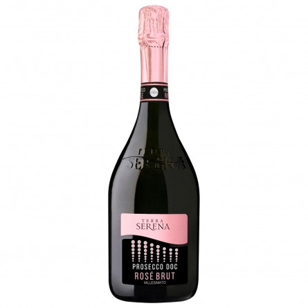 Вино ігристе Terra Serena Prosecco DOC рожеве брют 11% 0,75л slide 2