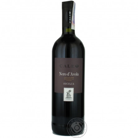 Вино Caleo Nero d`Avola Sicilia красное сухое 13% 0,75л slide 1