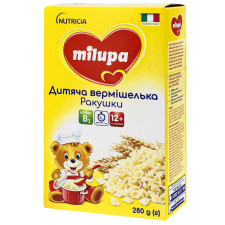Вермішелька Milupa Мушлі 280г mini slide 1