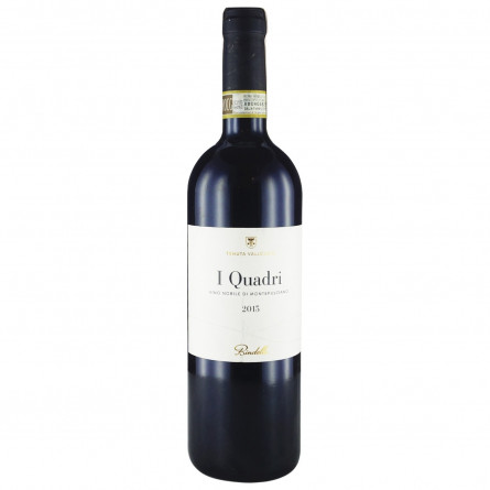 Вино Bindella I Quadri Vino Nobile di Montepulciano червоне сухе 14,5% 0,75л slide 2