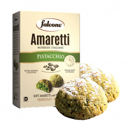 Печиво Falcone Amaretti з фісташкою 170г slide 1