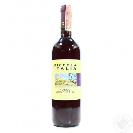 Вино Piccola Italia Rosso красное сухое 12% 0,75л slide 1