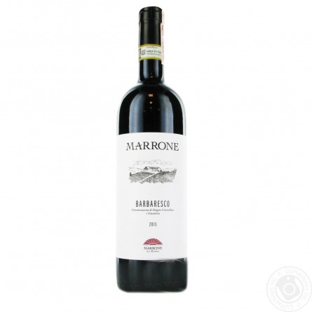 Вино Marrone Barbaresco червоне сухе 14% 0,75л slide 1