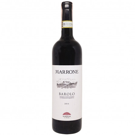 Вино Marrone Barolo DOCG красное сухое 15% 0.75л slide 1
