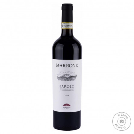 Вино Marrone Barolo DOCG красное сухое 15% 0.75л slide 2