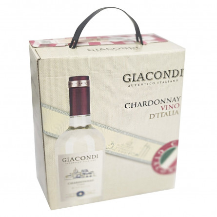 Вино Giacondi Chardonnay біле сухе 11.5% 3л slide 1