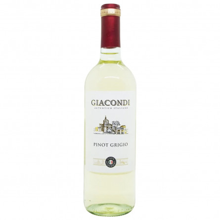 Вино Giacondi Pinot Grigio Delle Venezie белое сухое IGT 12% 0,75л slide 1