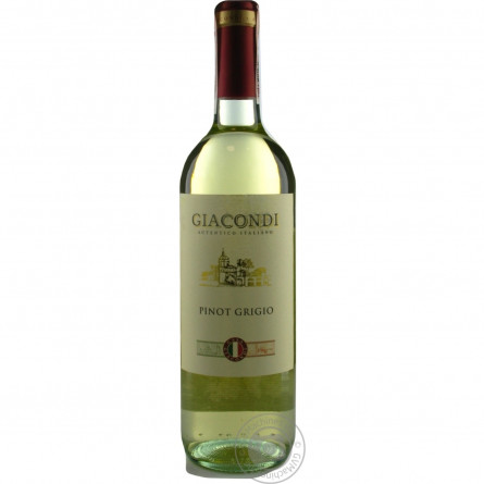 Вино Giacondi Pinot Grigio Delle Venezie белое сухое IGT 12% 0,75л slide 7