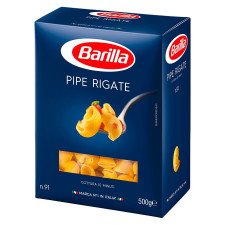 Макаронные изделия Barilla Pipe Rigate N91 500г mini slide 1