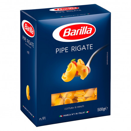 Макаронные изделия Barilla Pipe Rigate N91 500г slide 3