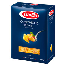Макарони Barilla Conchiglie Rigate 500г mini slide 1