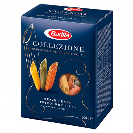 Макаронные изделия Barilla Collezione Mezze Penne Tricolore 500г slide 1