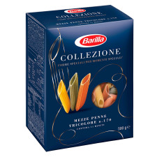 Макаронные изделия Barilla Collezione Mezze Penne Tricolore 500г mini slide 3