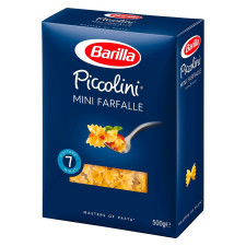 Макаронные изделия Barilla Piccolini Mini Farfalle 500г mini slide 1