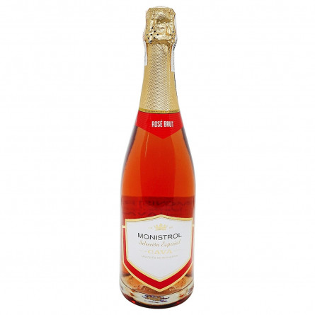 Вино ігристе Marques de Monistrol Cava Brut Rose рожеве 11,5% 0,75л slide 1